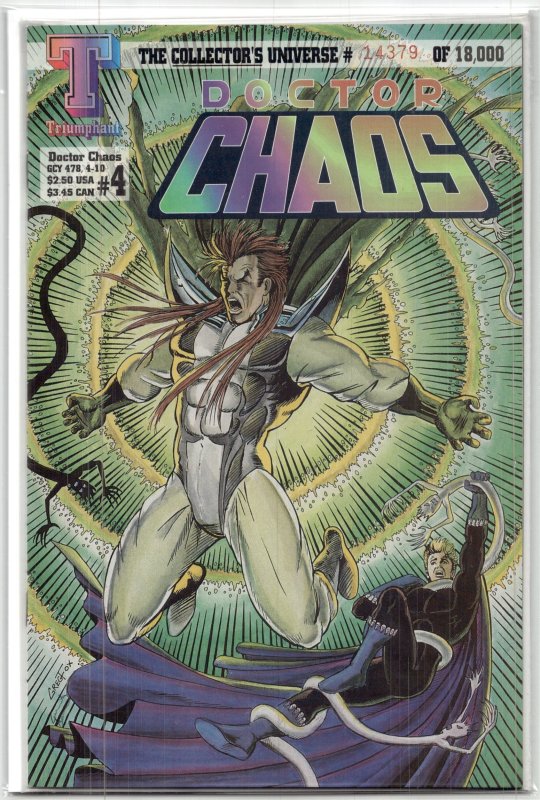 Doctor Chaos #4 (1994), raw, ungraded comic book — front cover