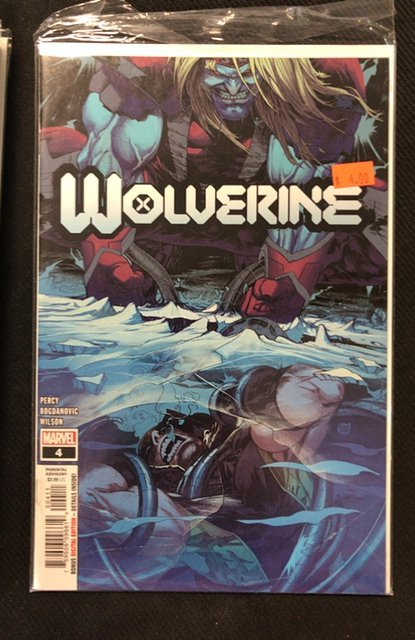 Wolverine #4 (Marvel Comics, 2020), raw, ungraded comic book — front cover