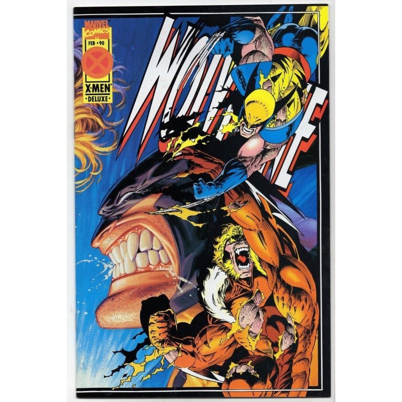 Wolverine #90 (Marvel Comics, 1995), raw comic book in NM- 9.2 condition — front cover