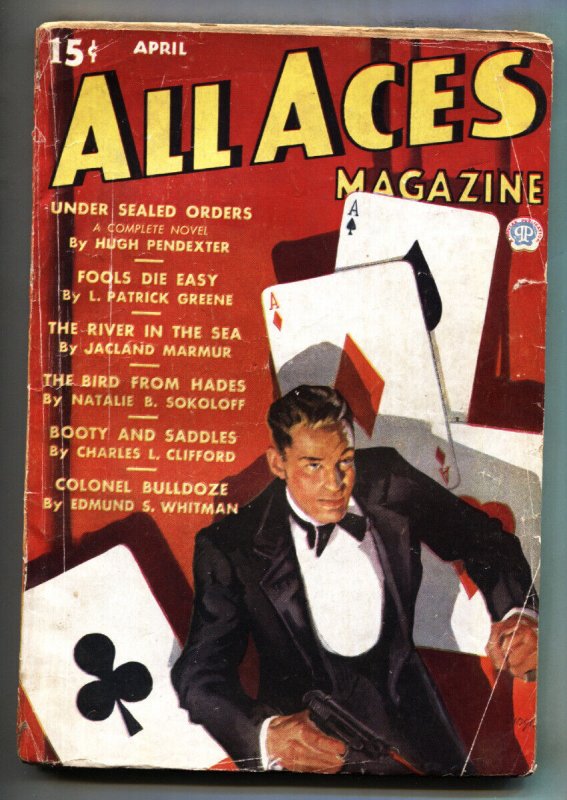 All Aces #1 (1936), raw, ungraded comic book — front cover