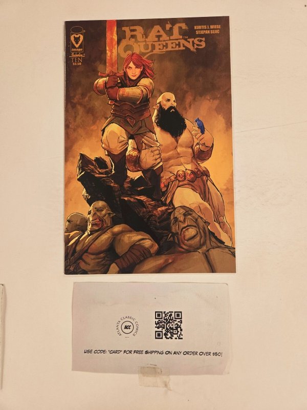 Rat Queens #10, raw comic book in NM condition — front cover