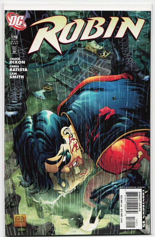Robin #170 (DC Comics, 2008), raw, ungraded comic book — front cover