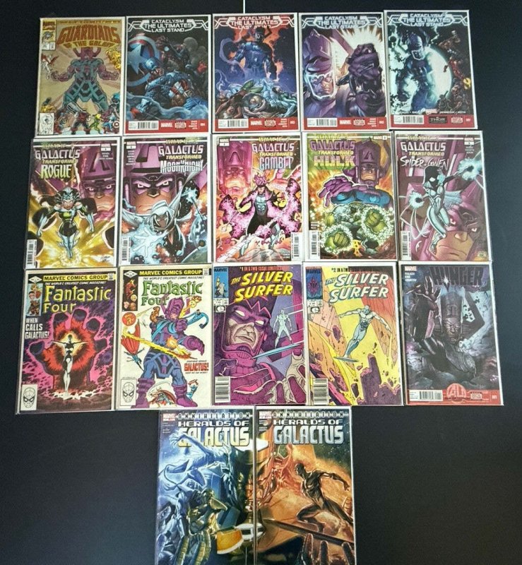 When Galactus Calls Bundle. Heralds, Last Stand, Silver Surfer, Cataclysm., raw, ungraded comic book — front cover