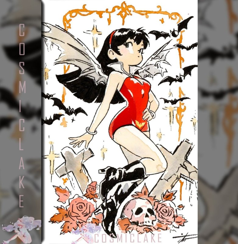Vampirella #7 (Dynamite Entertainment), raw, ungraded comic book — front cover