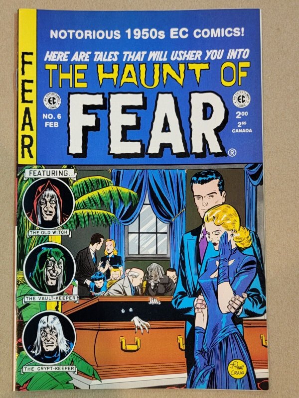 The Haunt of Fear #6 (EC Comics), raw, ungraded comic book — front cover