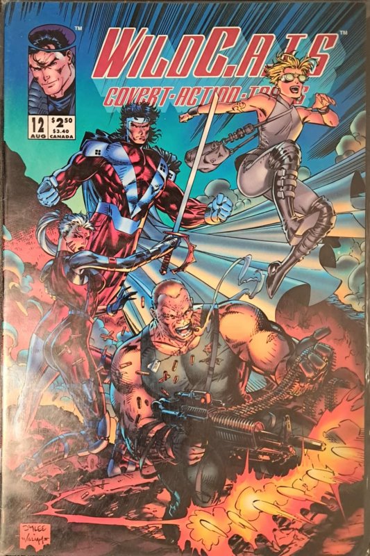 WildC.A.T.s: Covert Action Teams #12 (Image Comics, 1994), raw, ungraded comic book — front cover