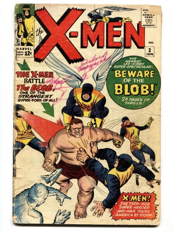 X-Men #3 - 1963 - Marvel - G - Comic Book (Marvel Comics, 1963), raw, ungraded comic book — front cover