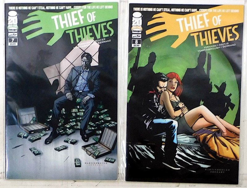 Thief of Thieves Lot of 2 #7, 8 (2012) Skybound 1st Print Comic Books (2012), raw, ungraded comic book — front cover