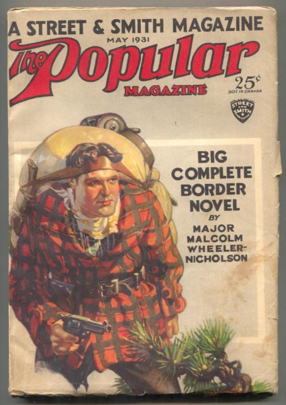 Pulp: Popular Magazine Pulp May 1931- Tonto Kid- Rozen Cover (1931), raw, ungraded comic book — front cover
