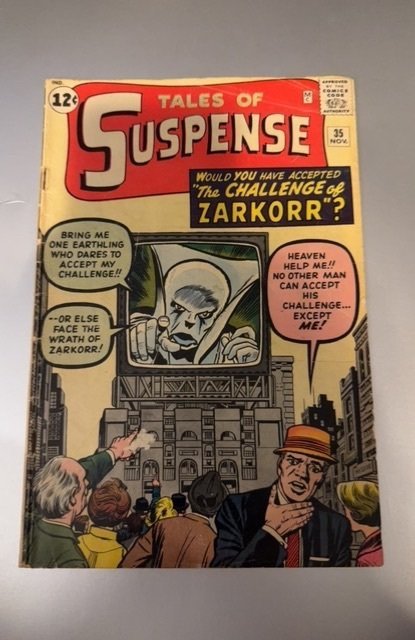 Tales of Suspense #35 (Marvel Comics, 1962), raw, ungraded comic book — front cover