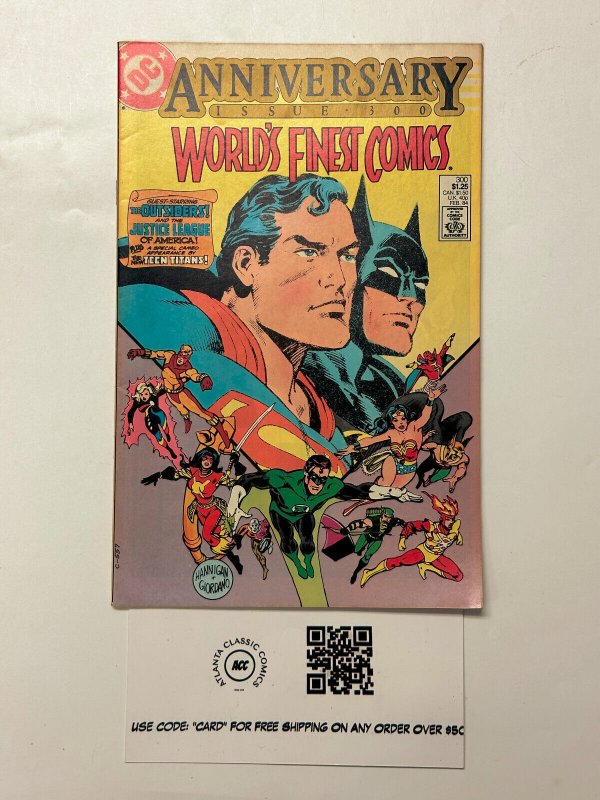 World's Finest #300 (DC Comics), raw comic book in VF condition — front cover