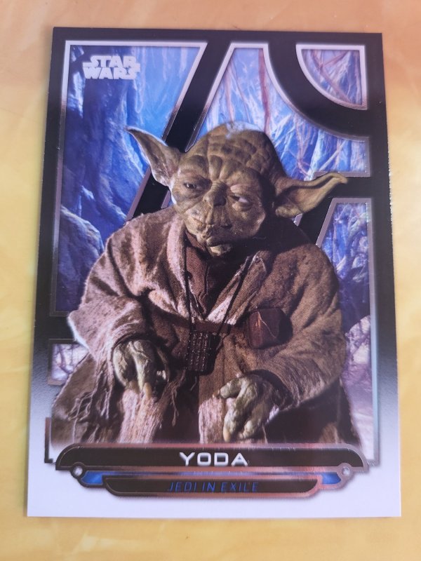 2018 Star Wars Galactic Files #rotj-24 Yoda (2018), raw, ungraded comic book — front cover