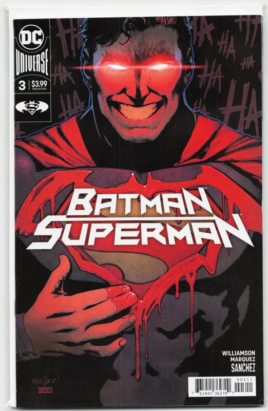 Batman / Superman #3 (2019), raw, ungraded comic book — front cover