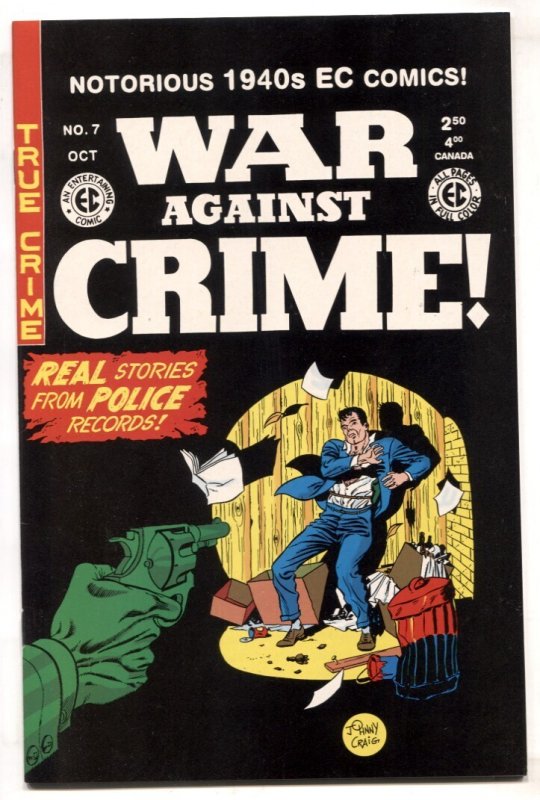 War Against Crime #7 (2000), raw comic book in VF/NM condition — front cover