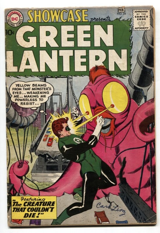 Showcase #24 - 1960 - DC - G/VG - Comic Book (DC Comics, 1960), raw comic book in VG condition — front cover