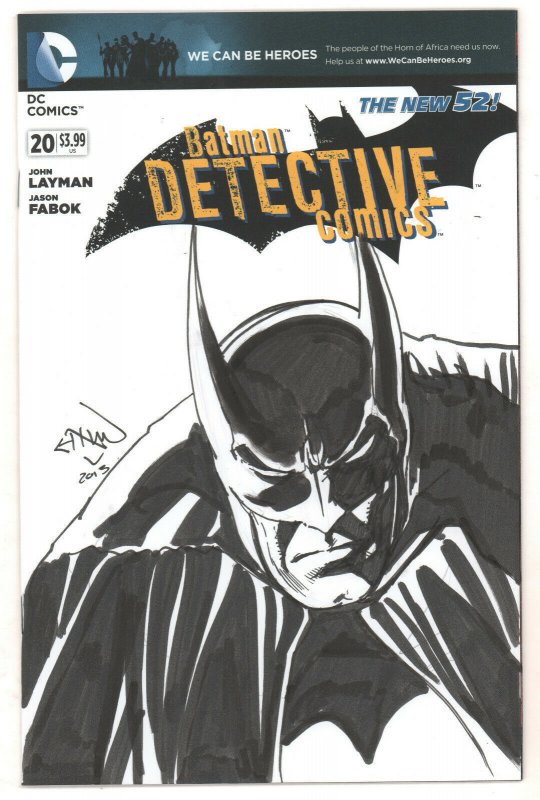 Batman Detective Comics #20 (DC Comics), raw, ungraded comic book — front cover
