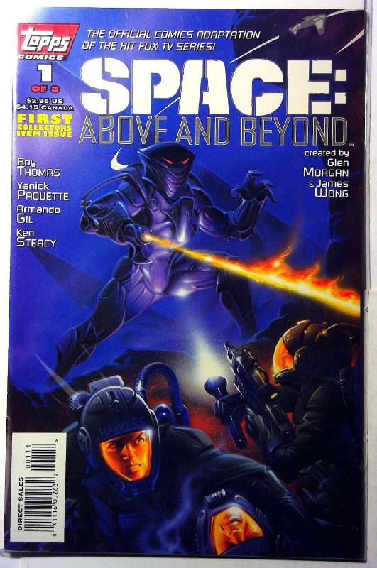 Space: Above and Beyond #1 (1996), raw, ungraded comic book — front cover