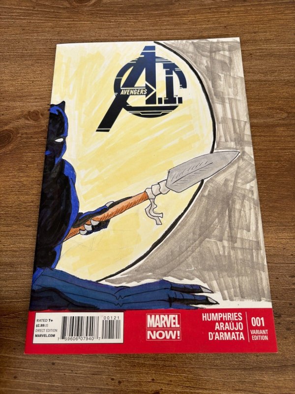 Avengers .1 #1 (Marvel Comics), raw comic book in NM condition — front cover
