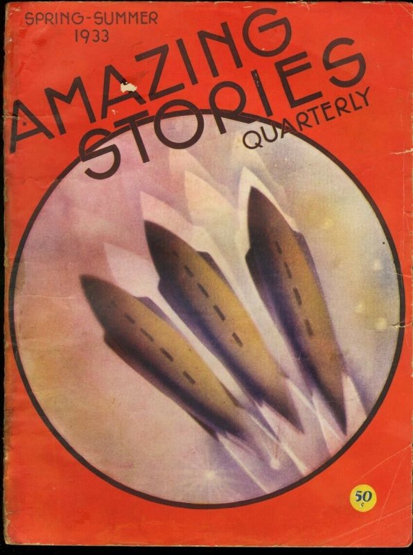 Amazing Stories Quarterly 1933 Sprg-Sum-Early Sci-Fi VG (Experimenter Publishing, 1933), raw comic book in VG condition — front cover