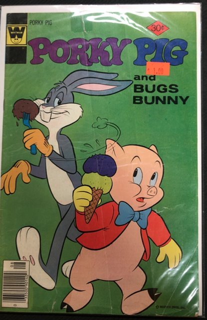 Porky Pig #76 (Gold Key, 1977), raw, ungraded comic book — front cover