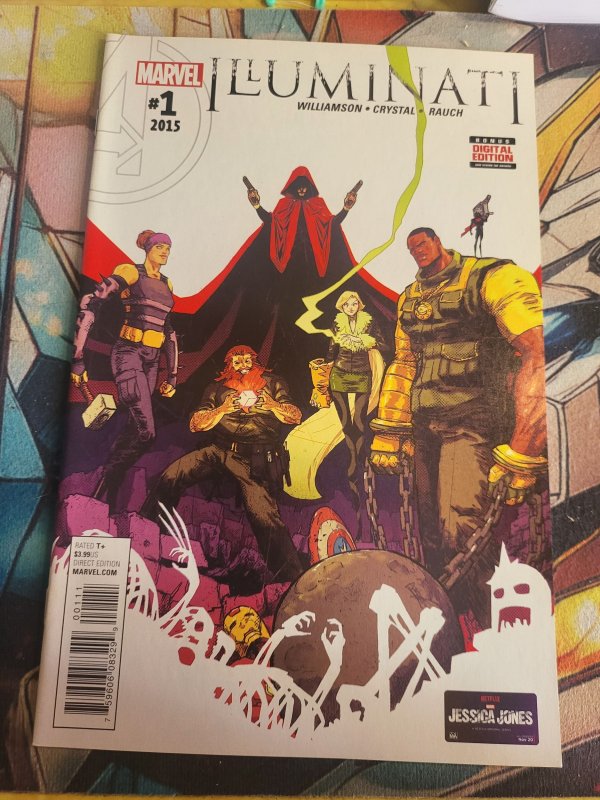 Illuminati #1 (2016), raw, ungraded comic book — front cover
