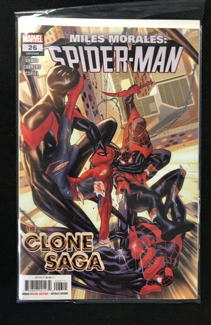 Miles Morales: Spider-Man #26 (Marvel Comics, 2021), raw, ungraded comic book — front cover