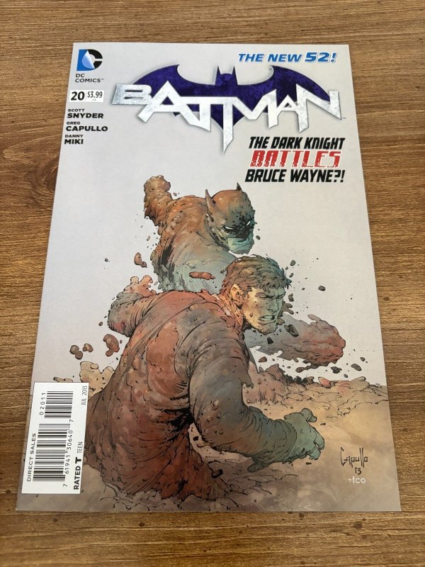 Batman #20 (DC Comics, 2013), raw comic book in NM condition — front cover