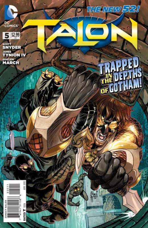 Talon #5 (DC Comics), raw comic book in VF+ condition — front cover
