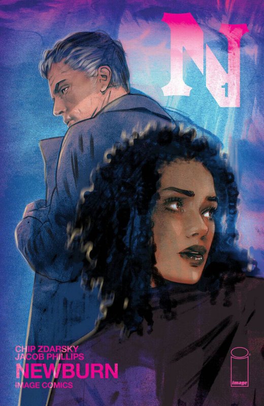 Newburn #1 (Image Comics, 2021), raw comic book in VF/NM condition — front cover