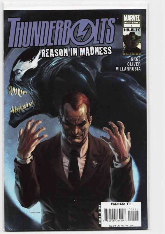Thunderbolts: Reason in Madness (2008) Thunderbolts (Marvel Comics, 2008), raw, ungraded comic book — front cover