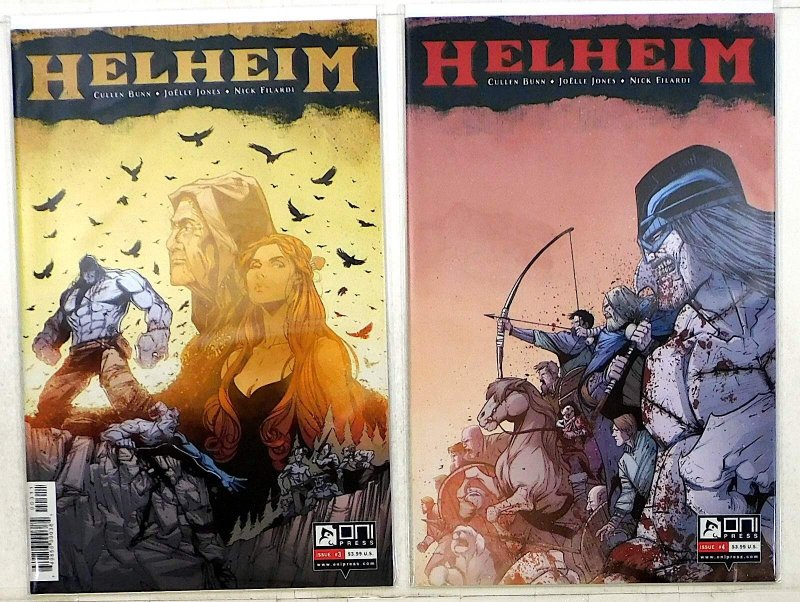 Helheim Lot of 2 #3, 4 (2013) Oni Press 1st Print Comic Books (Oni Press, 2013), raw, ungraded comic book — front cover