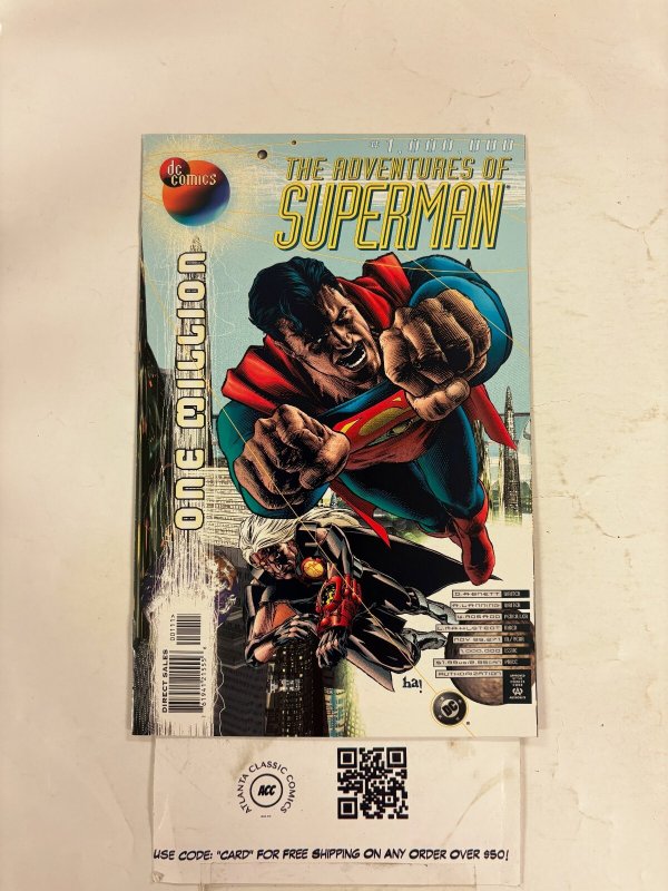 Adventures of Superman #1,000,000 NM DC Comic Books Krypto Supergirl 12 HH118 (DC Comics), raw comic book in NM condition — front cover