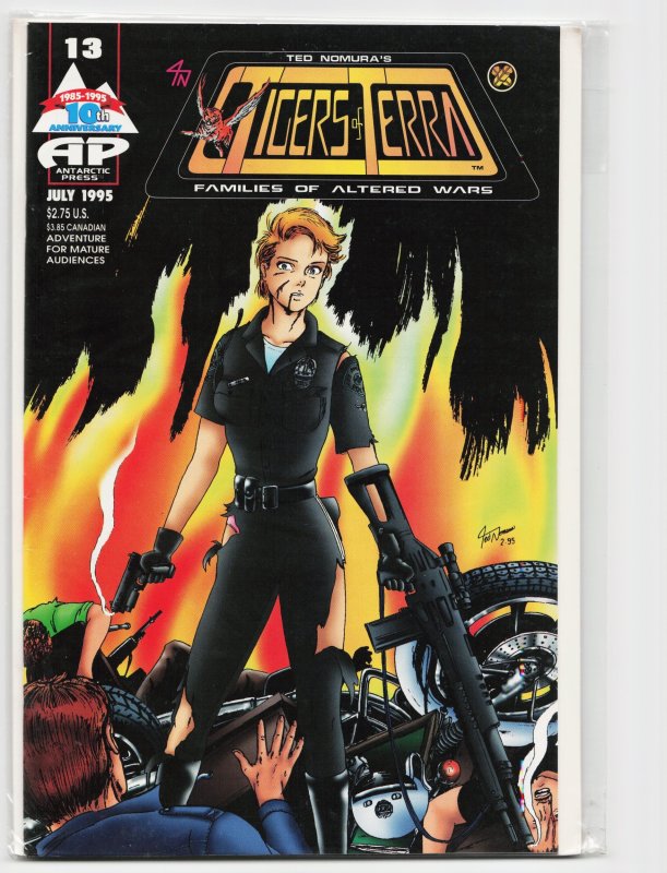 Tigers of Terra #13 (1995), raw, ungraded comic book — front cover