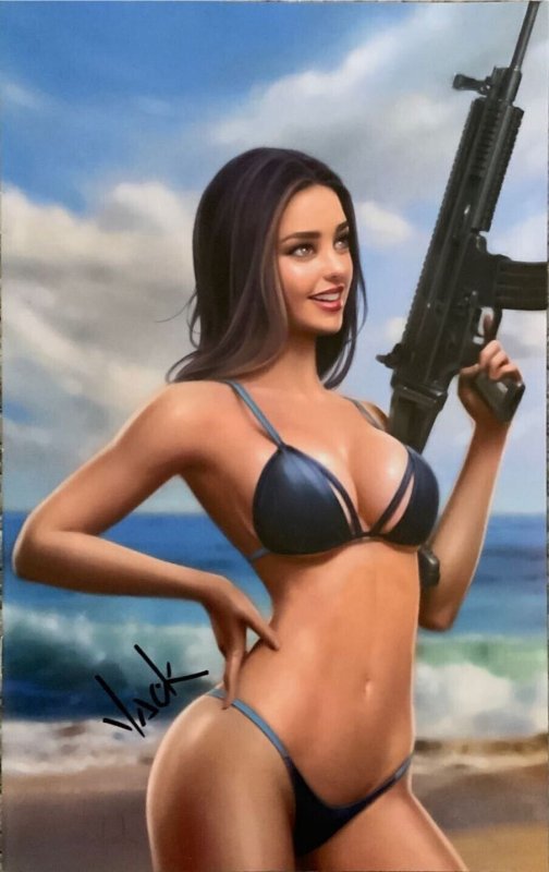 Gun Honey: Blood for Blood #1, raw comic book in NM condition — front cover
