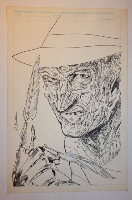Freddy Krueger's a Nightmare on Elm Street #? Cover? Splash? - 1989 Rich Buckler (1989), raw, ungraded comic book — front cover