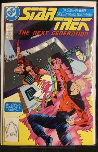 Star Trek: The Next Generation #3 (DC Comics, 1988), raw, ungraded comic book — front cover