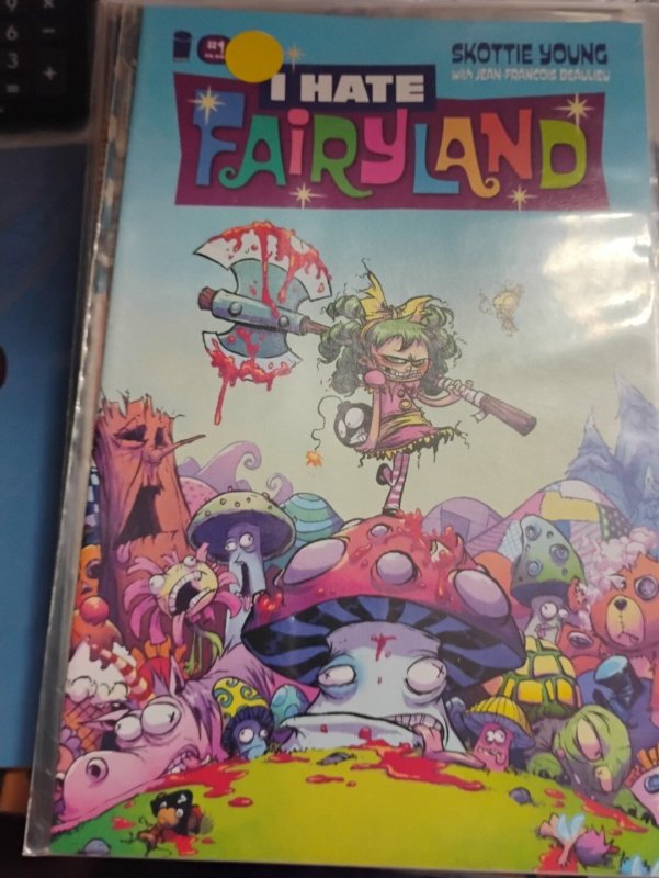 I Hate Fairyland #1 (Image Comics, 2015), raw, ungraded comic book — front cover