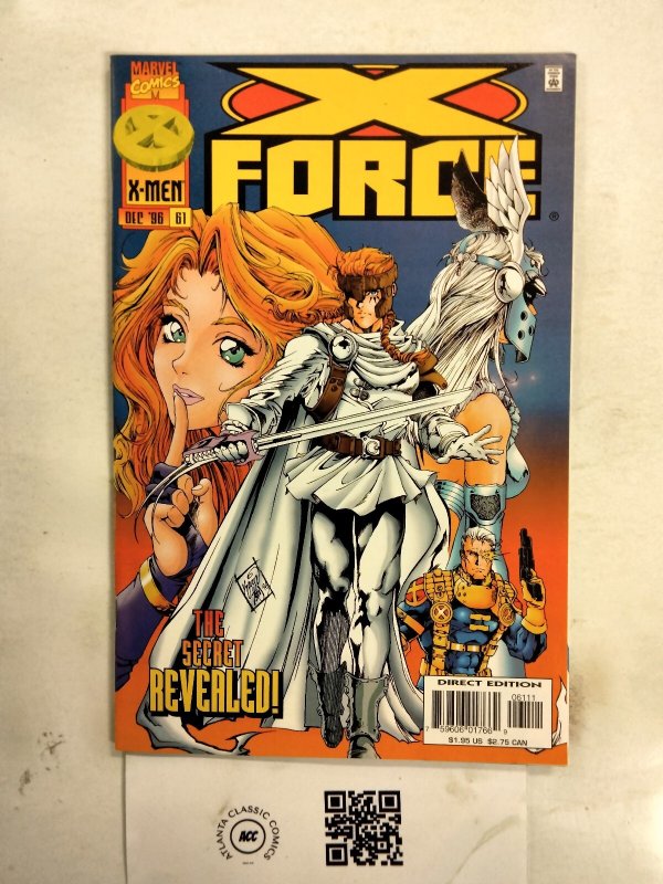 X-Force #61 (Marvel Comics), raw comic book in NM condition — front cover