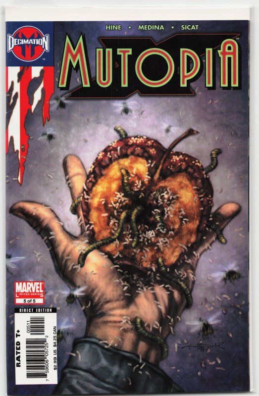 Mutopia X #5 (Marvel Comics, 2006), raw, ungraded comic book — front cover