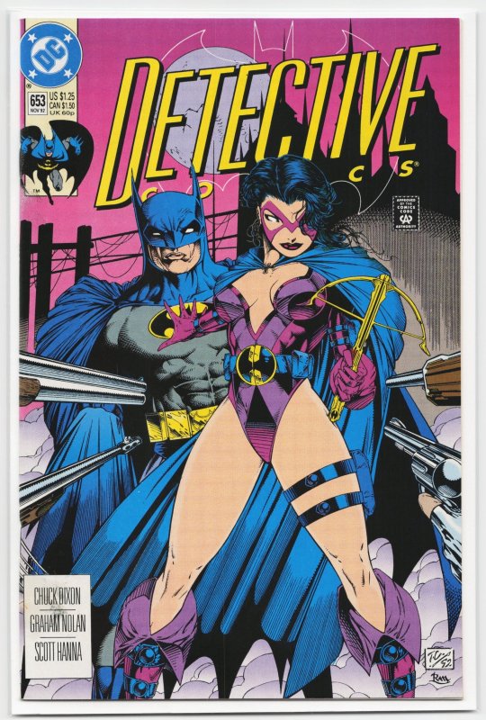 Detective Comics #653 (DC Comics, 1992), raw, ungraded comic book — front cover