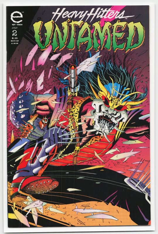 Untamed #2 (Continuity Comics, 1993), raw, ungraded comic book — front cover