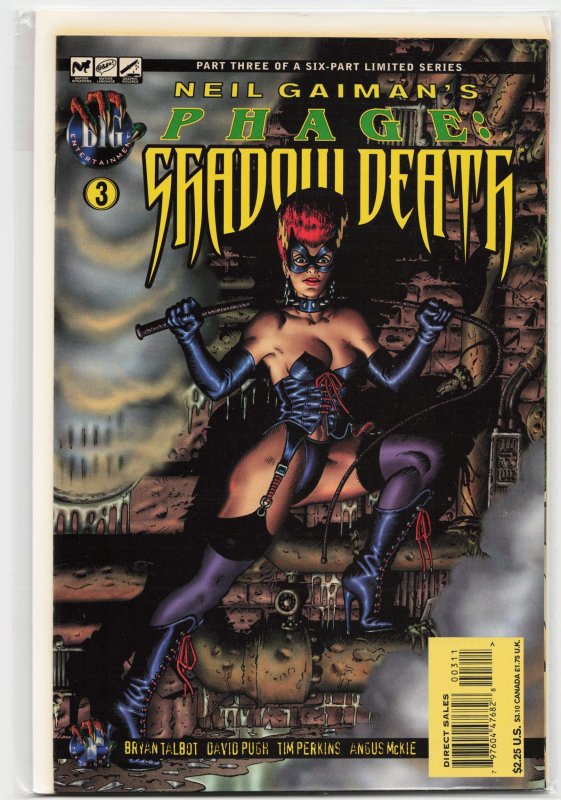 Phage: Shadow Death #3 (1996), raw, ungraded comic book — front cover