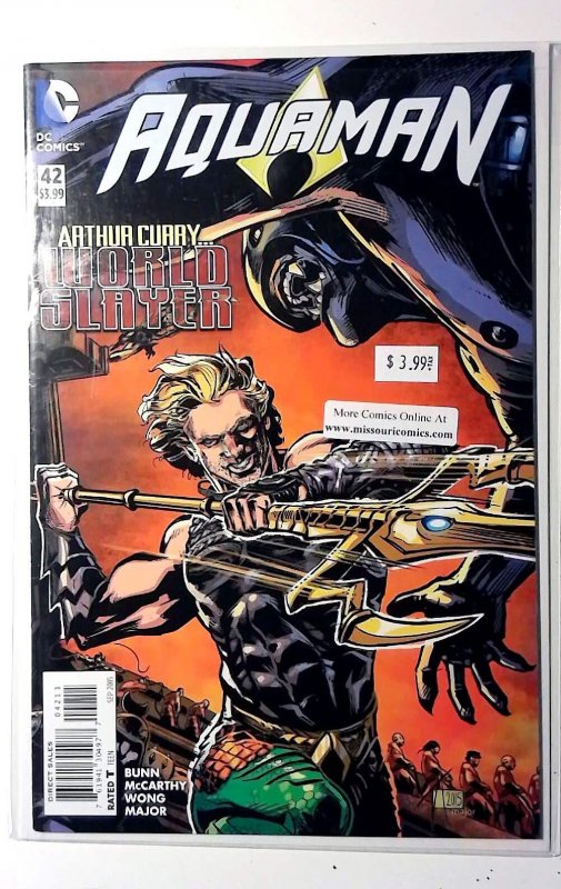 Aquaman #42 (DC Comics, 2015), raw, ungraded comic book — front cover
