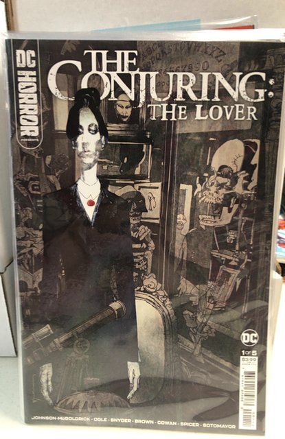 DC Horror Presents: The Conjuring: The Lover #1 (DC Comics, 2021), raw, ungraded comic book — front cover