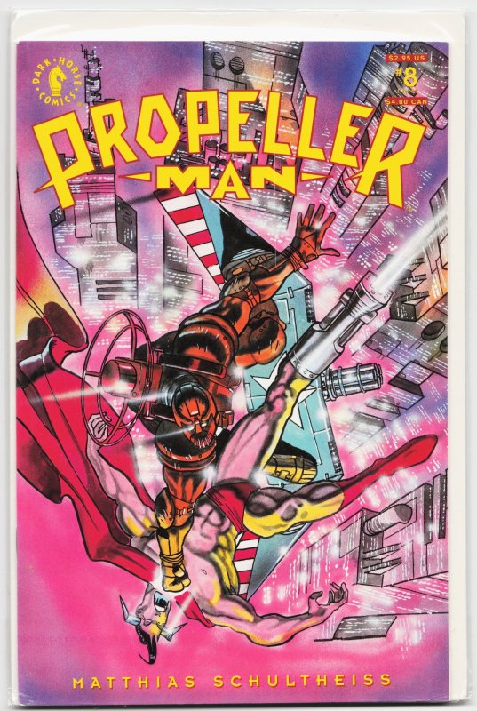 Propellerman #8 (Image Comics, 1994), raw, ungraded comic book — front cover