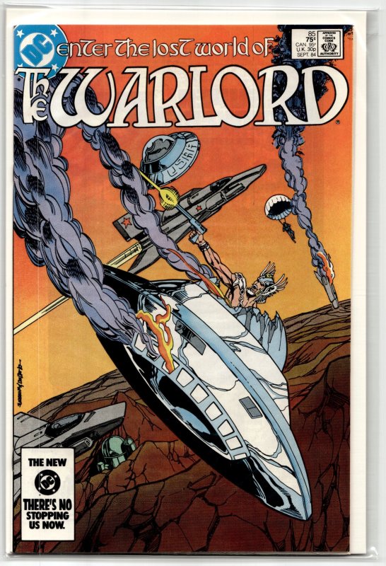 Warlord #80 (DC Comics, 1984), raw, ungraded comic book — front cover
