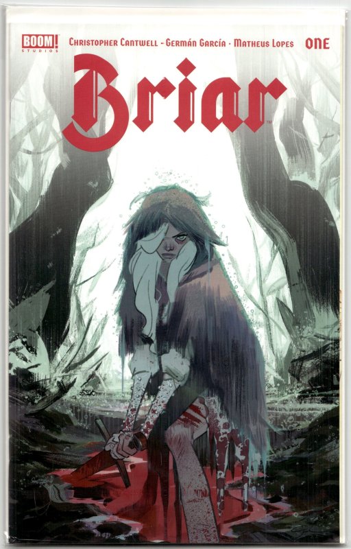 Briar #1 (BOOM! Studios, 2022), raw, ungraded comic book — front cover