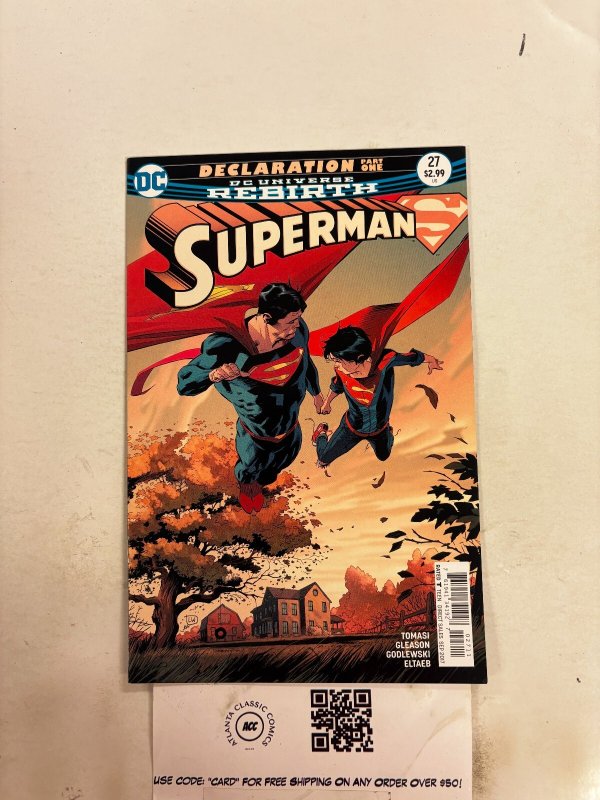 Superman #27 (DC Comics), raw comic book in NM condition — front cover
