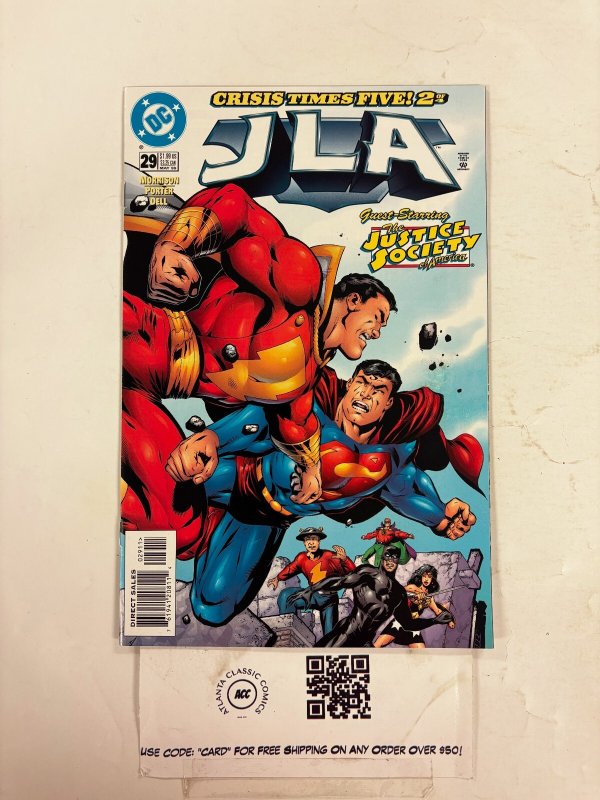 JLA #29 (DC Comics, 1999), raw comic book in NM condition — front cover