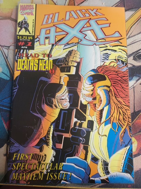 Black Axe #1 (Marvel Comics, 1993), raw, ungraded comic book — front cover